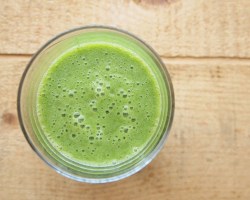グリーンスムージー出来上がり